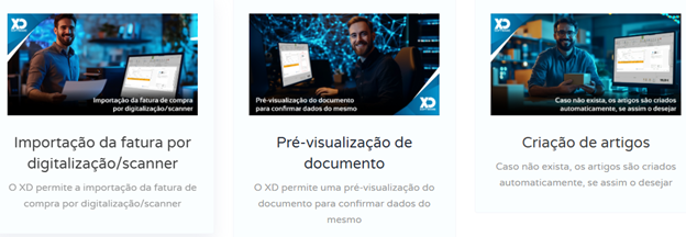 Funcionalidades de Digitalização e Criação